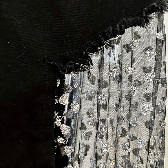 Black jeans with sheer side panels - Picture 10 of 14